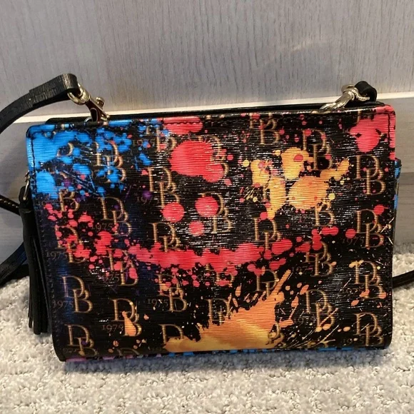 Dooney & Bourke Black Multicolor Bag - Picture 4 of 11